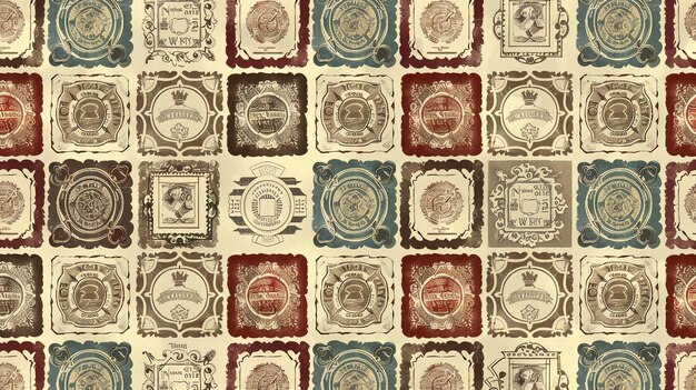 Photo vintage pattern wallpaper