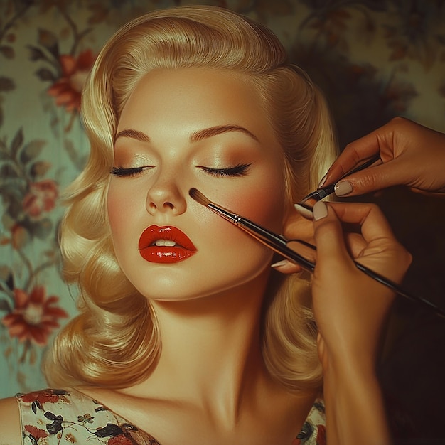 Vintage PinUp Makeup Classic Glamour by a Professional Makeup Artist