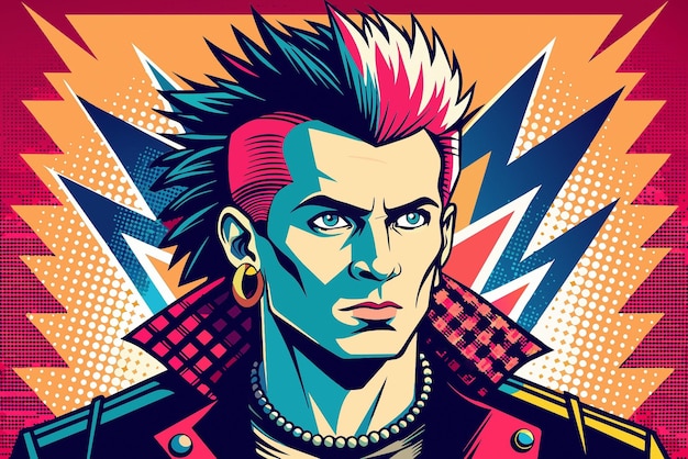 Vintage Punk Poster Art Exhibition