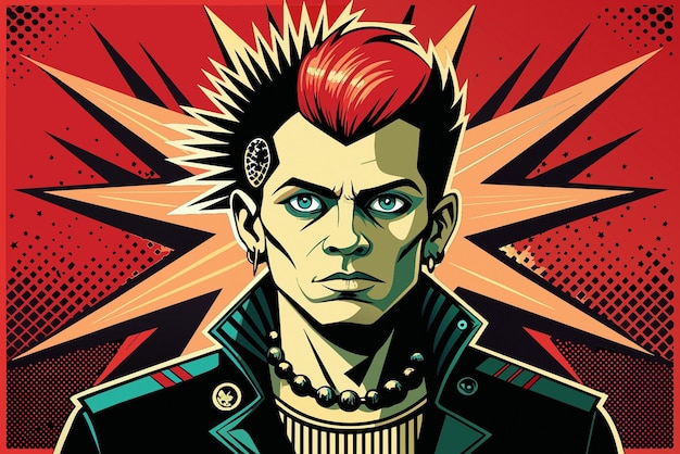 Vintage Punk Poster Art Exhibition