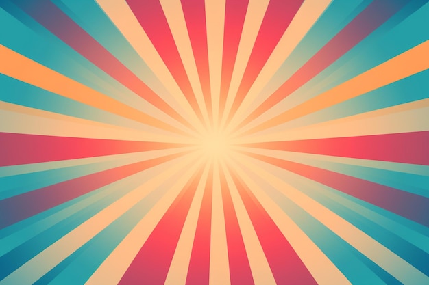 Vintage ray retro sunburst background