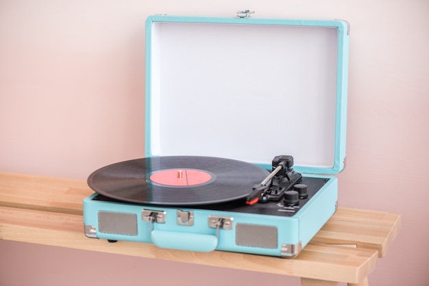 Vintage record player