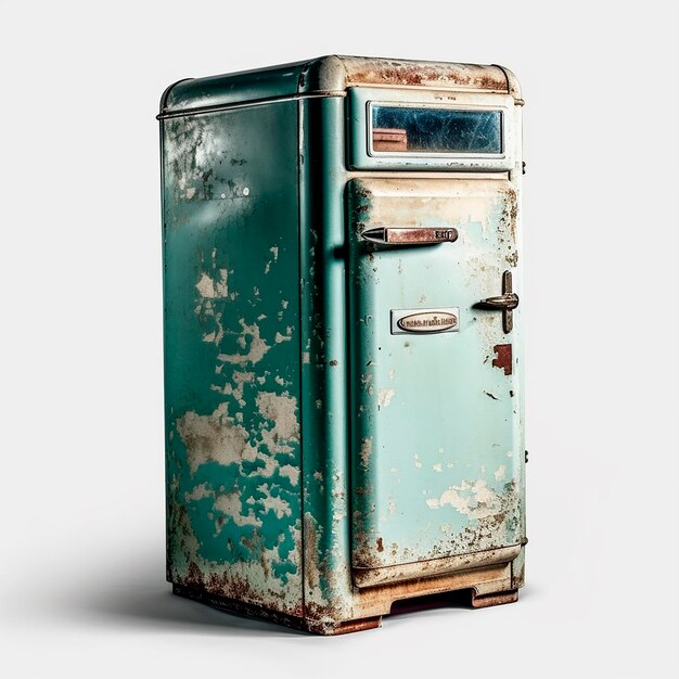 Photo a vintage refrigerator