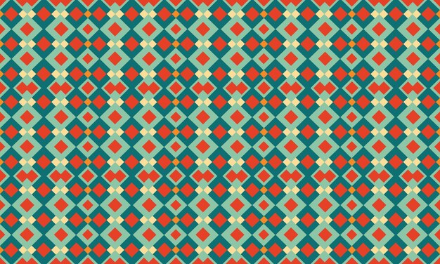 Vintage Retro Design Geometric Shapes Seamless Pattern for Wallpaper Background