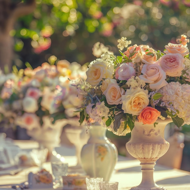 a vintage romantic photos of roses