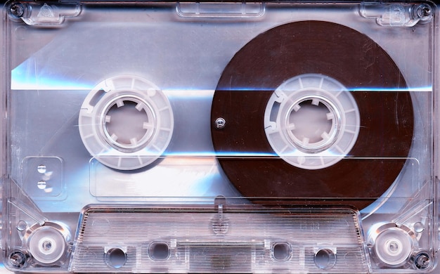 Vintage tape music cassette background