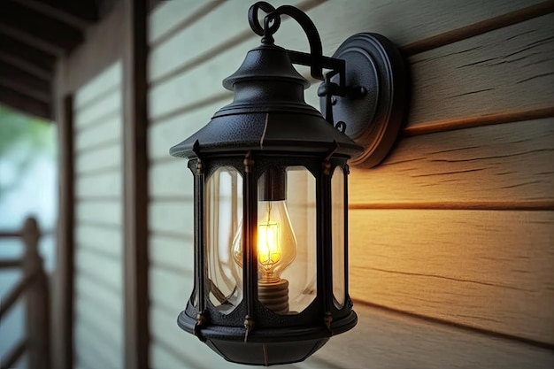 Vintage terrace wall lamp Edisonbulb antique light Saving energy or idealessness