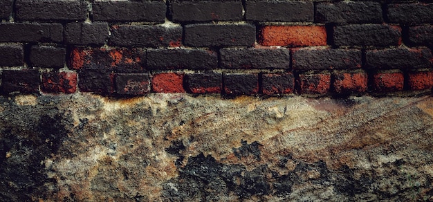 vintage textued brick wall