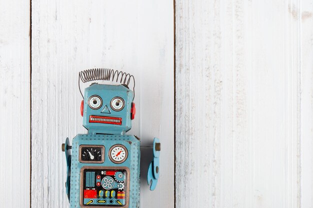 Vintage tin toy robot