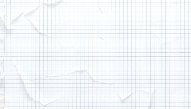 Photo vintage torn graph paper texture decorative white ripped paper for planner notebook journal