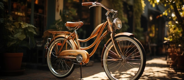 Vintage weathered English motorcycle