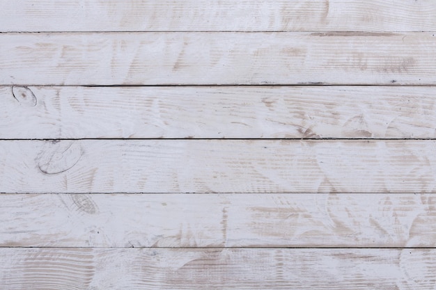 Vintage white wood background texture with knots and nail holes