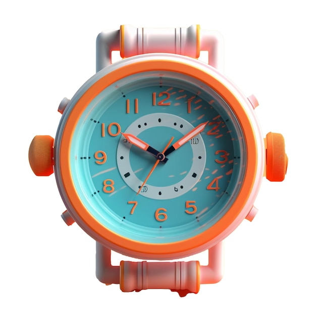 Vintage wrist watch isolated on background with Generative AI