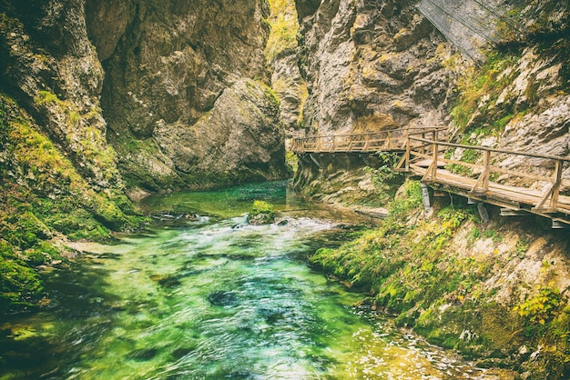 Vintgar gorge Slovenia