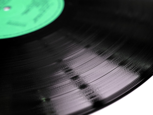 Vinyl record grooves