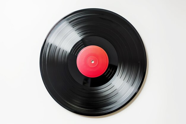 vinyl on white background AI generated