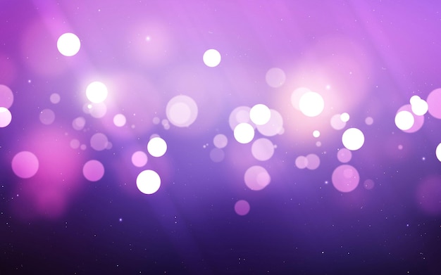 Violet bokeh background with abstract glowing light