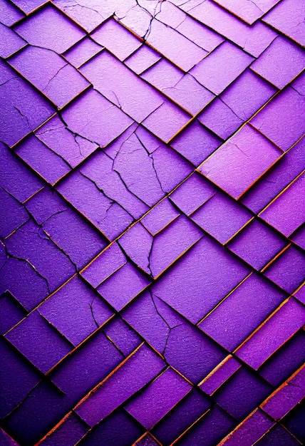 Violet concrete cracked surface abstract background