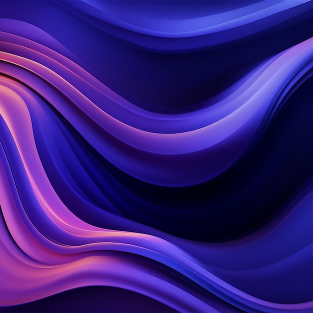 Violet Dreams Abstract Wallpaper in OLED Vector Art