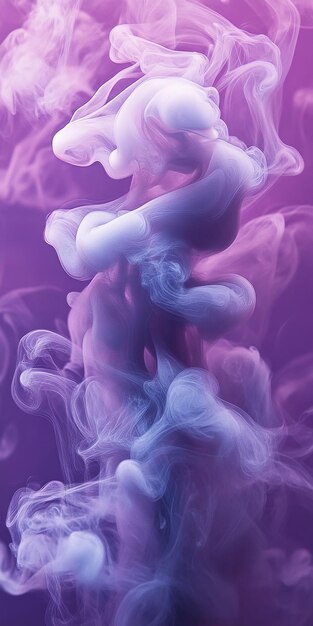 Photo violet smoke background