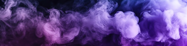 Photo violet smoke background