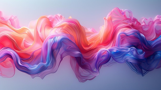 Violet swirls of paint on electric blue canvas create a mesmerizing masterpiece