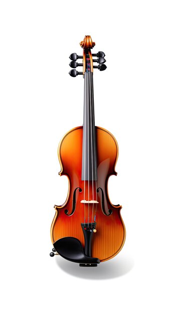 Violin d realistic illustration generative ai