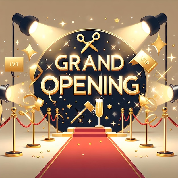 VIP Grand Opening Save the Date and Celebrate in Style