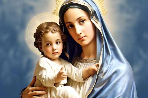 Virgen del Carmen Blessed Virgin Mary Our Lady Nossa Senhora do Carmo mother of God in the Catholic religion Madonna religion faith Christianity Jesus Christ saints holy