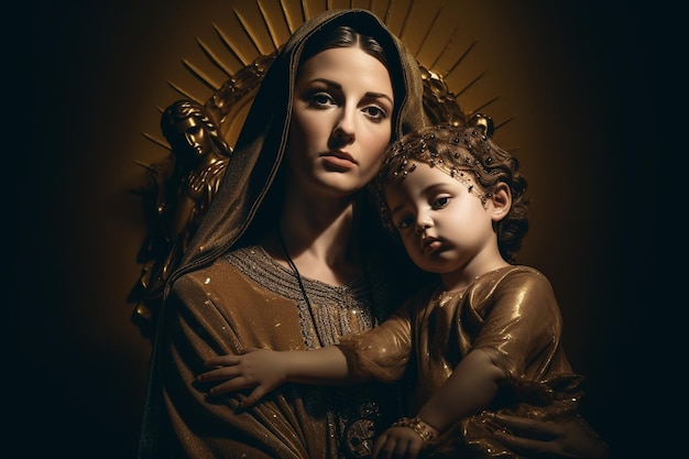 Virgen del Carmen Blessed Virgin Mary Our Lady Nossa Senhora do Carmo mother of God in the Catholic religion Madonna religion faith Christianity Jesus Christ saints holy