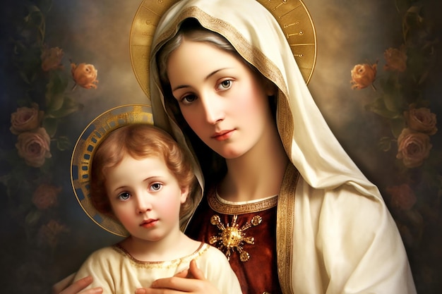 Virgen del Carmen Blessed Virgin Mary Our Lady Nossa Senhora do Carmo mother of God in the Catholic religion Madonna religion faith Christianity Jesus Christ saints holy