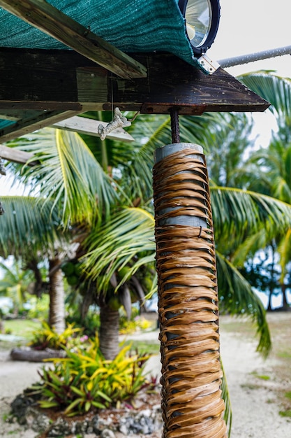 The virgin nature of French Polynesia with its beautiful landscapes