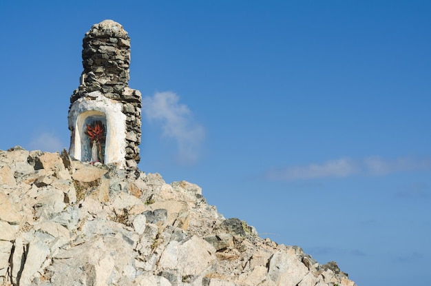 Virgin of Pilon de Azucar in Guajira Colombia Travel concept