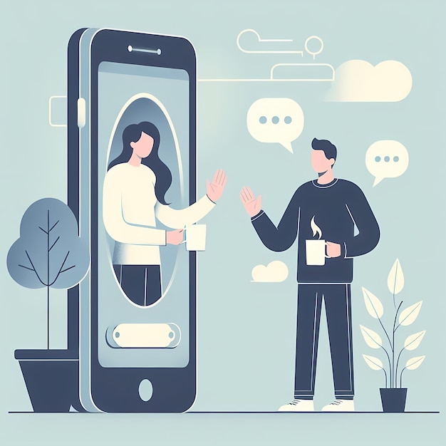 Virtual Handshake Connecting Through Smartphone Technology