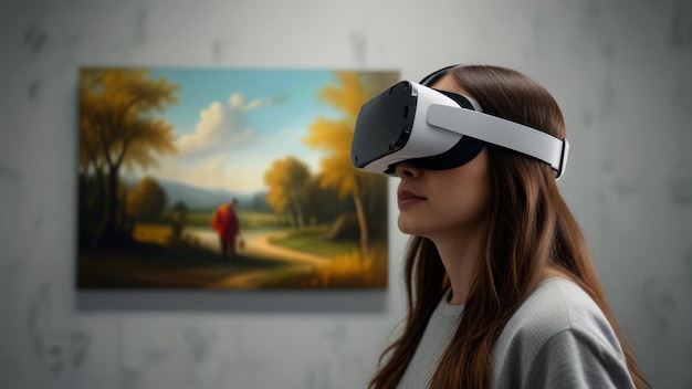 Photo virtual reality art visualize any space with customizable paintings and artwork arrangements