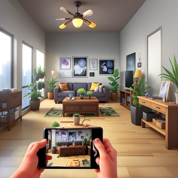 Virtual reality Interior design