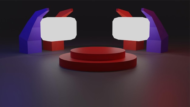 Virtual Stage Background 3D