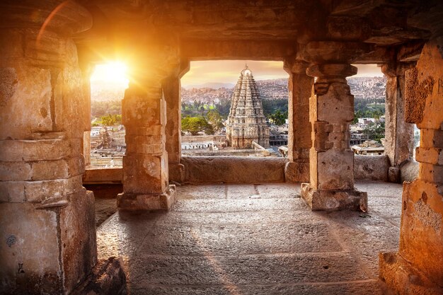 Virupaksha temple in Hampi