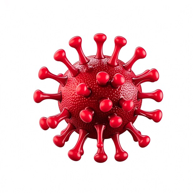 Virus isolated on white background