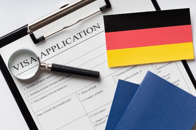 Visa application for germany arrangement