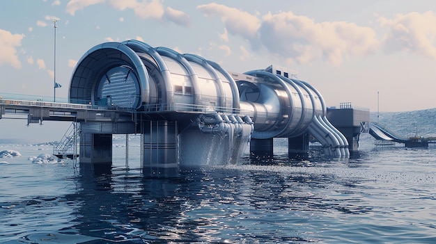 Visionary Energy Futuristic Tidal Power Plant