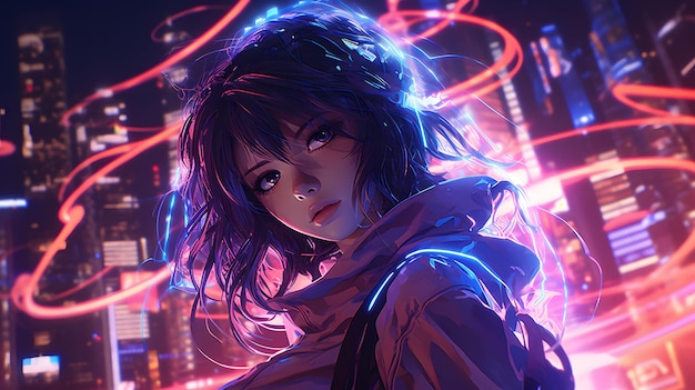 Visions of Anime Fantasies and Cyberpunk Realms