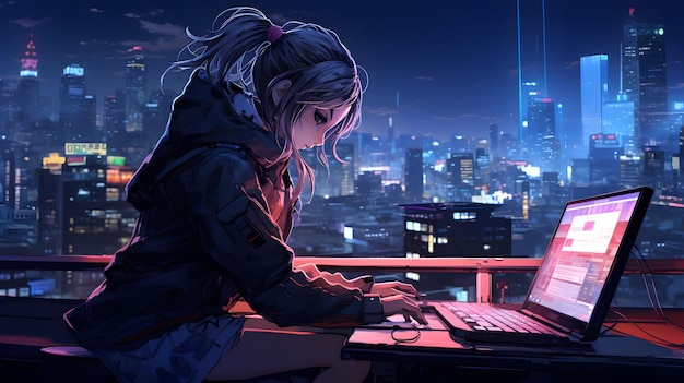 Visions of Anime Fantasies and Cyberpunk Realms