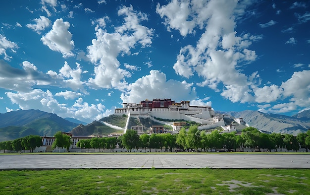 Visiting the Potala Palace Lhasa Tibet