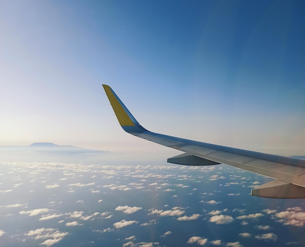 Vistas desde la ventana del avion