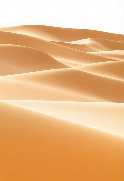 Visual Close up of sand dunes on a white background high quality