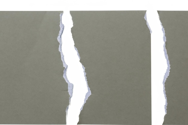 Visual and Conceptual Analysis The Aesthetics of Torn Paper Against a White Background