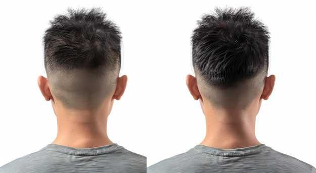 A visual journey to success Before and after treatment for hair loss in men