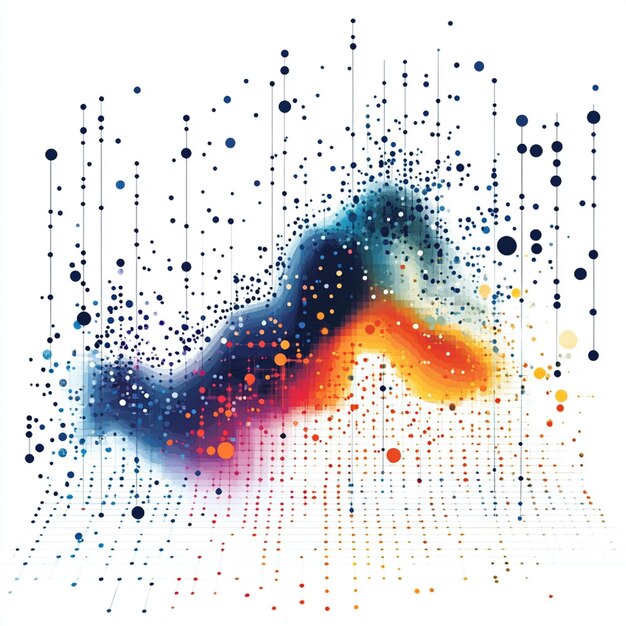 Photo a visual of a logistic regression analysis predicting binary outcomes based on independent variables