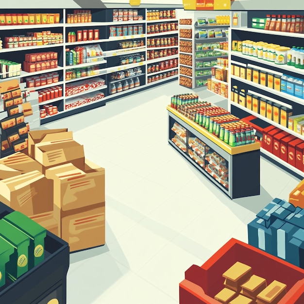 A visual representation of category management in different retail environments such as grocery sto